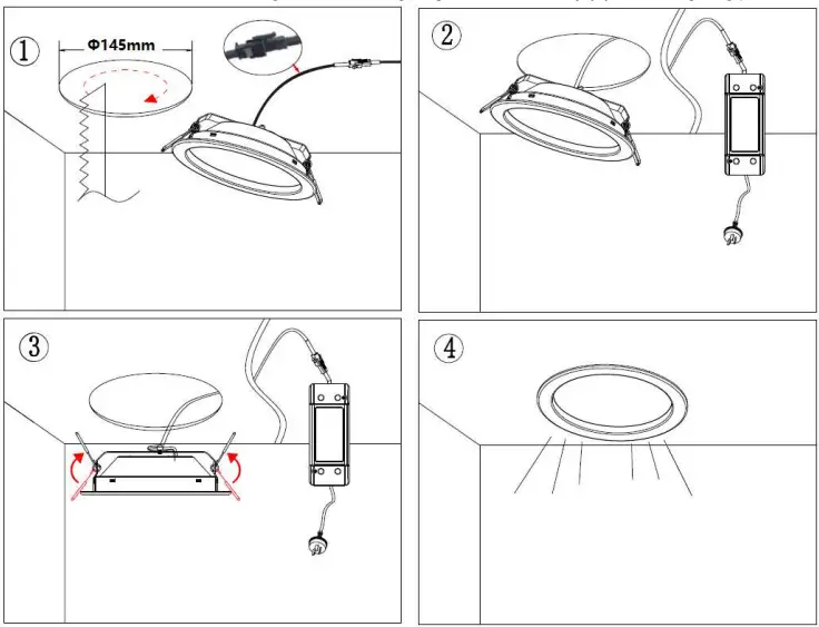 Beacon-LIGHTING-170577-LEDlux-Express-Maxi-LED-Dimmable-White-Downlight-in-Cool-White-fig-1