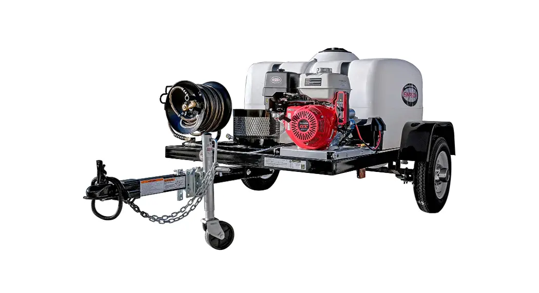 Simpson 95003 Trailer Mounted Pressure Washer Instructions
