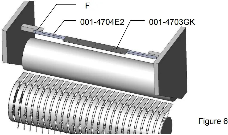 PLACEMENT OF SPRAY NOZZLE ASSEMBLY