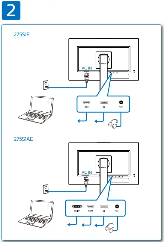 PHILIPS 275S1 S Line LCD Monitor - fig 1