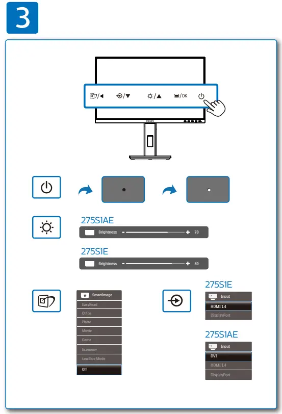 PHILIPS 275S1 S Line LCD Monitor - fig 2