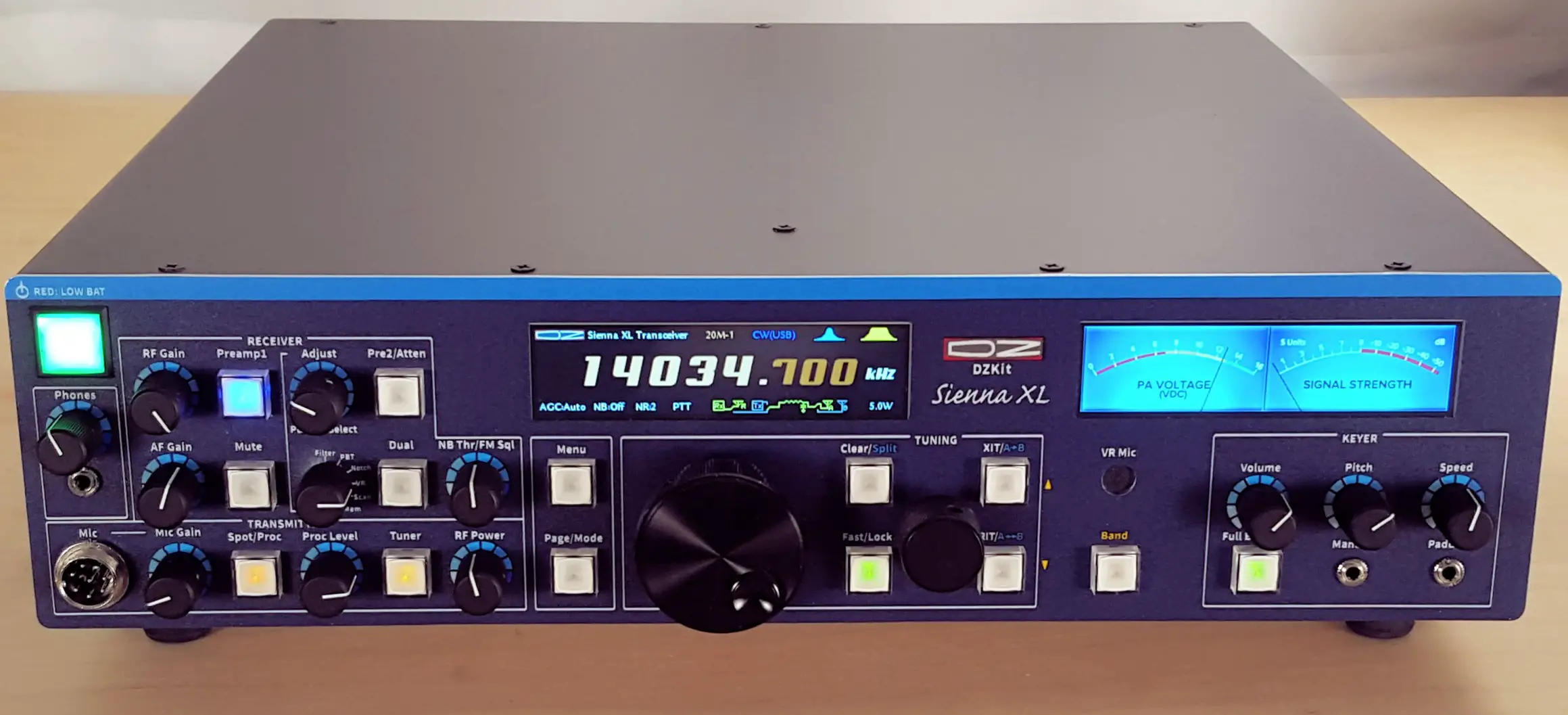 DZKit Sienna XL 250W HF 6 Transceiver Kit