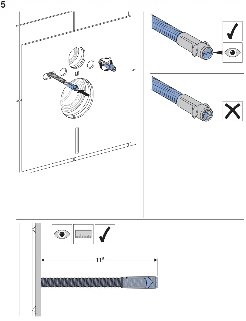 GEBERIT WC STOL One Turboflush Med Sits Vit - 6