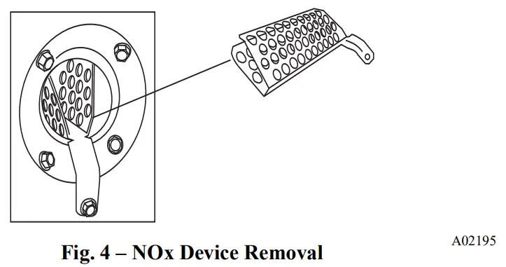 PERMASTELL AG KN018SNP 03 Gas Conversion Kit - Device Removal