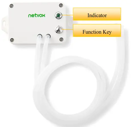 netvox R718Y Wireless Differential Pressure and Temperature Sensor - Appearance