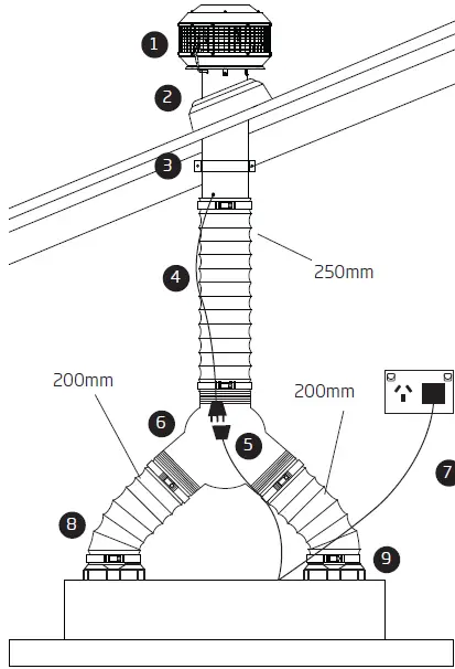 schweigen CLUM12S Rangehood Installation 19