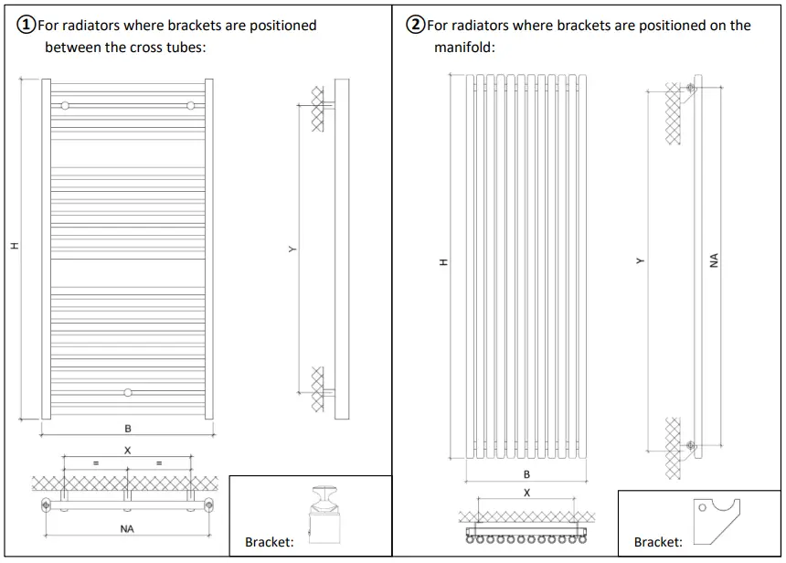XIMAX 4935BTU Oxford Duo Horizontal Designer Radiator-fig6