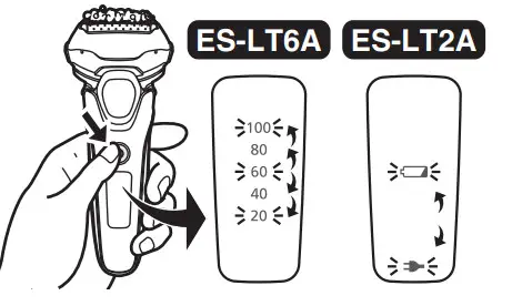 Panasonic ES-LT2A AC Rechargeable Shaver - Figure 16