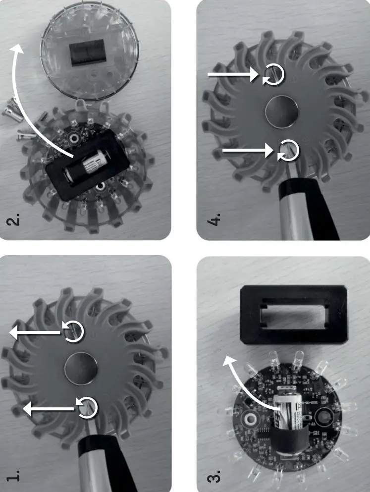SHADA 700501 LED Construction Safety Light - Fig 1