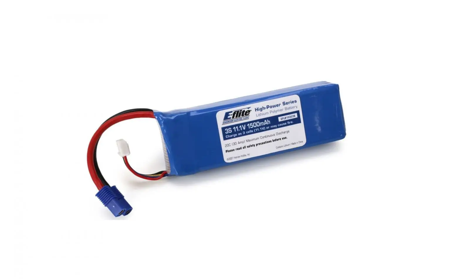 E-flite High Power Series Lithium Polymer (li-po) Batteries User Guide