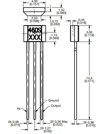Honeywell 32311086 High Sensitivity Sensitivity Latching Digital Hall Effect Sensor-6