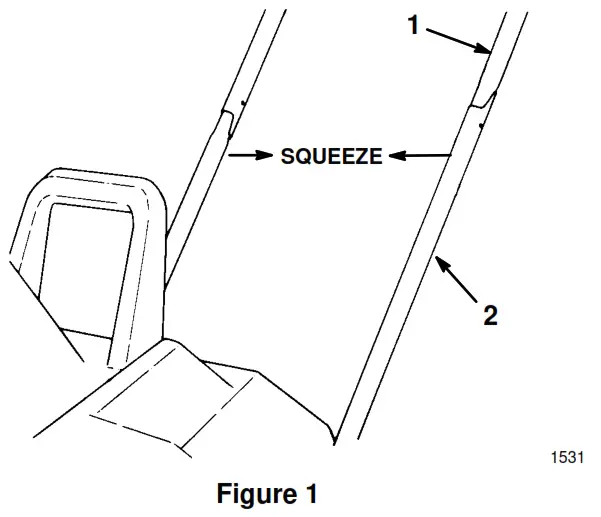 TORO 38025 1800 Power Curve Snow Thrower Figure 1