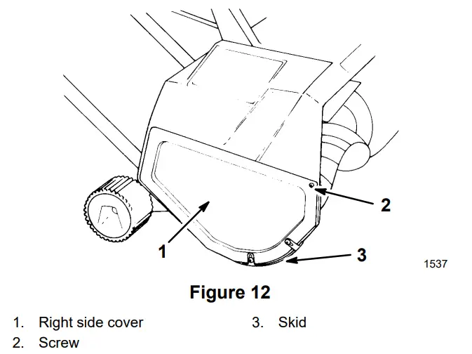 TORO 38025 1800 Power Curve Snow Thrower Figure 12
