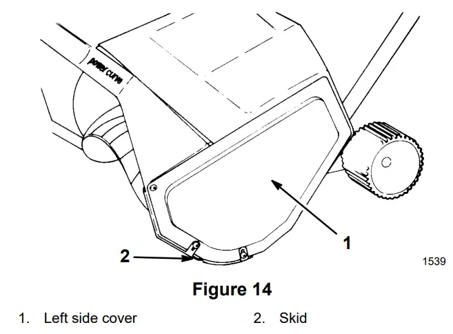 TORO 38025 1800 Power Curve Snow Thrower Figure 14