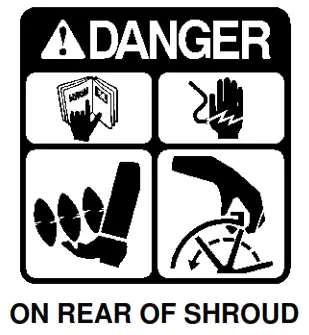 TORO 38025 1800 Power Curve Snow Thrower SHROUD