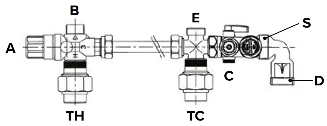 Domestic hot water kit