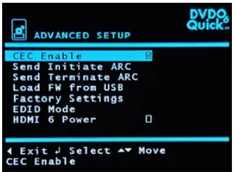 DVDO Quick6 6x2 4K Ultra HD HDMI Switcher-16