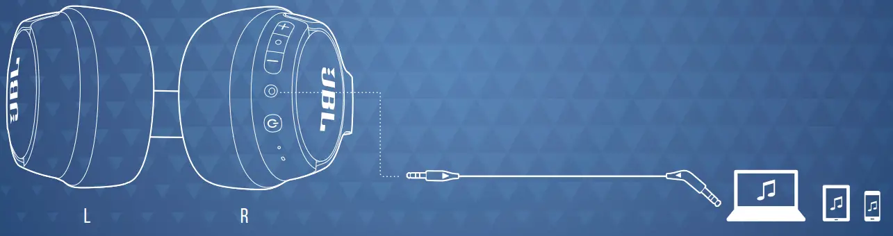 JBL Tune 710 Headphone - e listening Wired