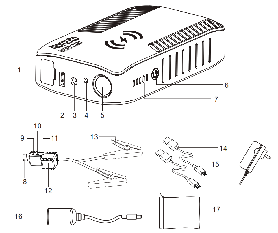 Norauto 2223449 Micro Start Booster - Fig