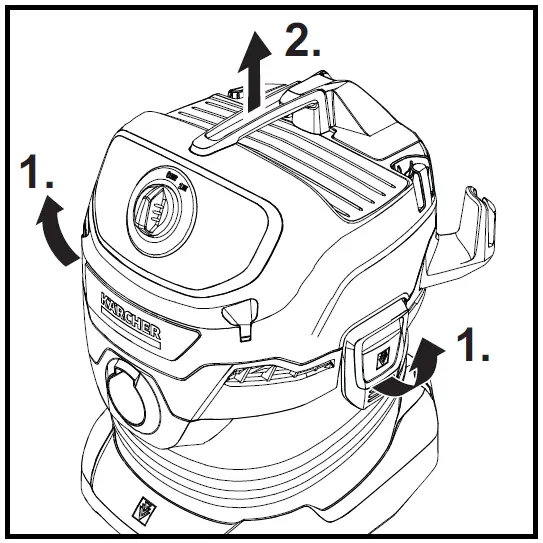 KARCHER WD 4 Wet and Dry Vacuum Cleaner 11
