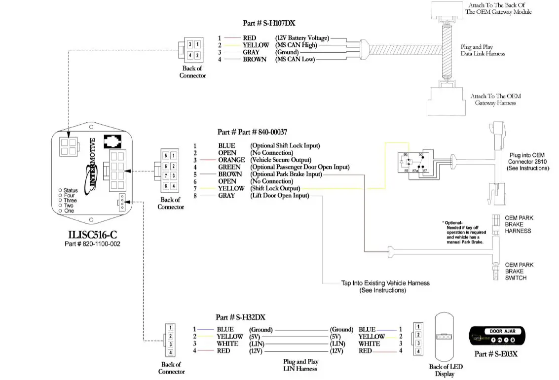 INTERMOTIVE B-ILISC516-C Shift Interlock-22
