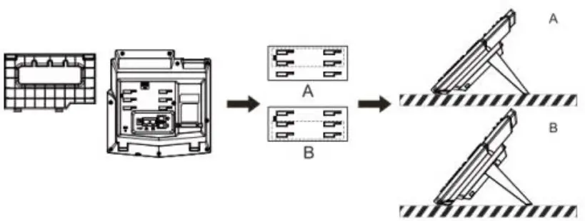 Bracket desktop installation