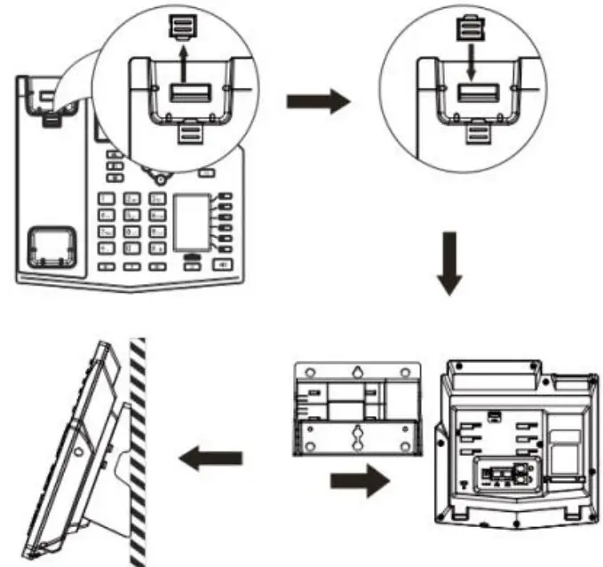 Wall mounting (wall stand need buy separately)