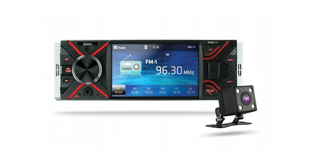 Xblitz Rf400 Cam Car Radio With Reversing Camera User Manual