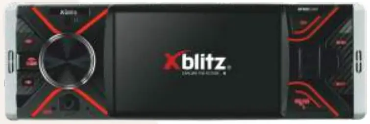 xblitz RF400 CAM Car Radio with Reversing Camera - Figure 1