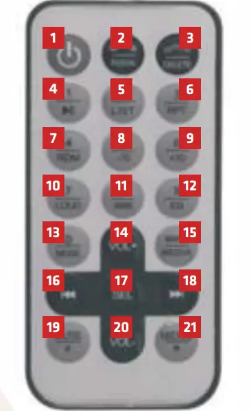 xblitz RF400 CAM Car Radio with Reversing Camera - Figure 13