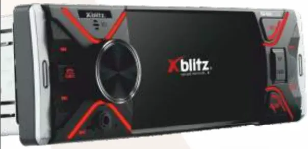 xblitz RF400 CAM Car Radio with Reversing Camera