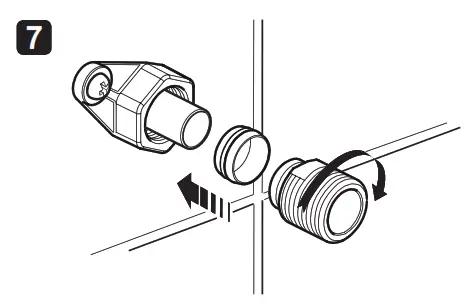 Installation of the Bar Valve Fast Fix Kit 7