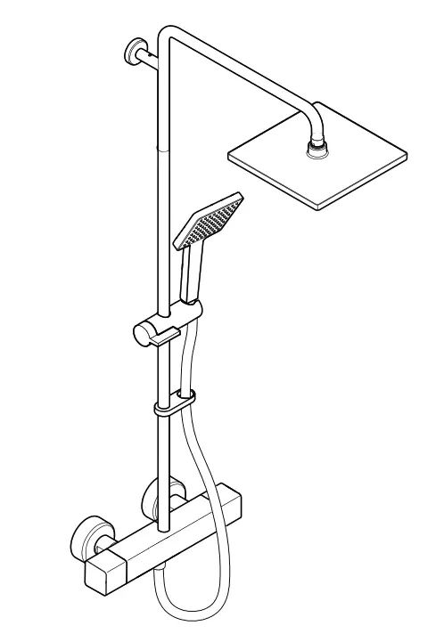 Mira Honesty ERD Bar Valve and Fittings
