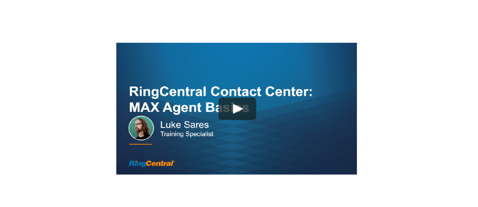 Ringcentral Transfers And Conference Calls Contact Center Max Agent Instructions