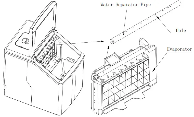 zokop HZB-18F-L Ice Maker - 2