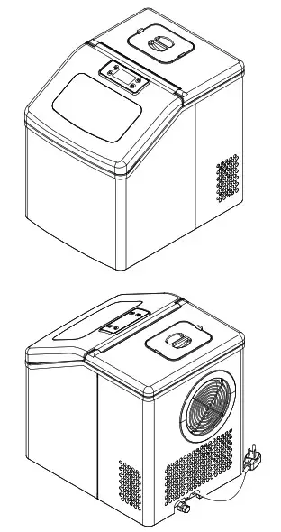 zokop HZB-18F-L Ice Maker