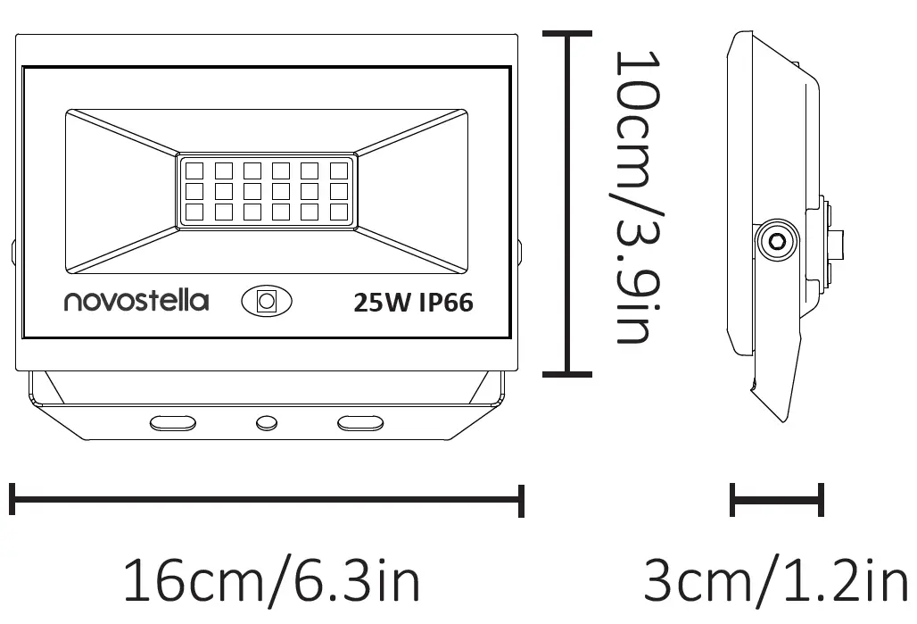 novostella NTF85 LED RGB Flood Light 2