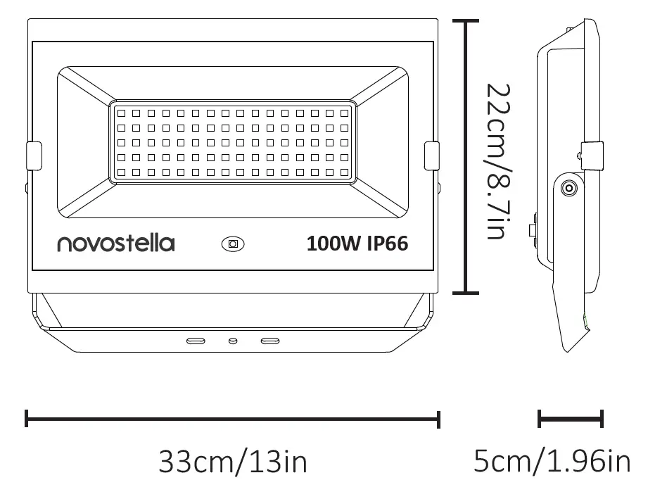novostella NTF85 LED RGB Flood Light 4