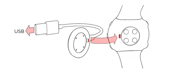 To wake up and charge your watch