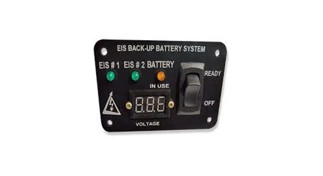 Electroair Ea-26000 Series Eis Back-up Battery System Panel Instruction Manual