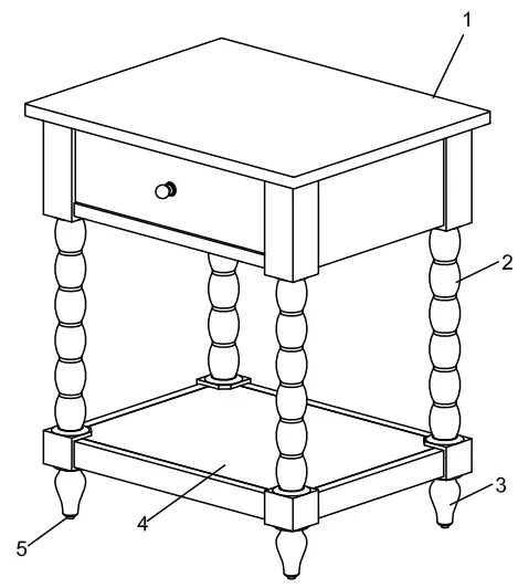 The-Home-Averly-21-Inch-Wide-White 25-in-High-Rectangle-Wood-End-Table-2
