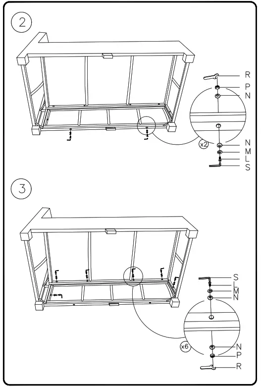 ASHLEY P440-854 5 Piece Set Lounge Set - 3