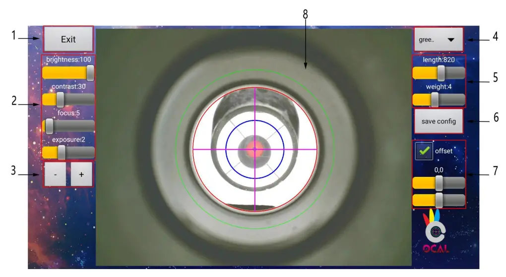Ocal EC Electronic Collimator -fig13