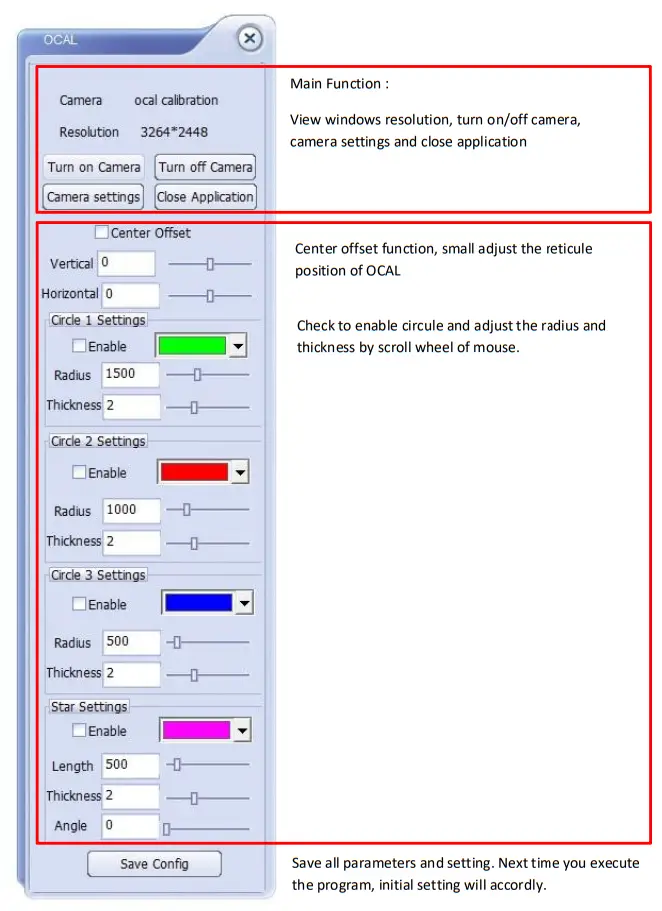 Ocal EC Electronic Collimator -fig5