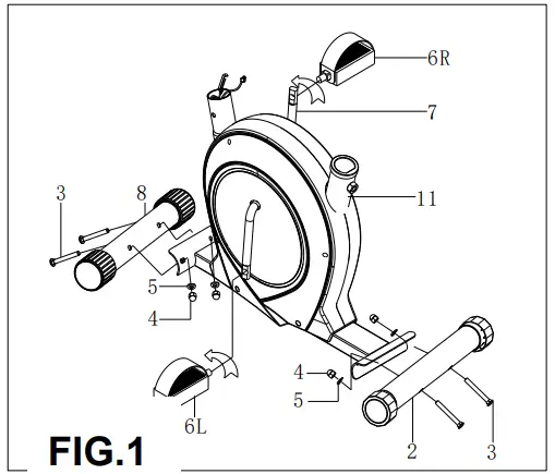ONE FITNESS RM8740 Magnetic Bike - fig 3