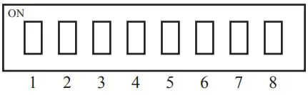 POTTER SH-1224 Series Wall Mount Select A Strobe Horn Owner's Manual - Horn Dipswitch