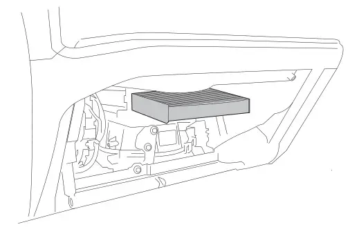 BOSCH T10 Cabin Filters - Installing your Bosch cabin filter 2