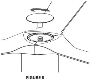ATTACHING DECORATIVE LOWER CAP