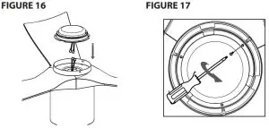 FIG 22 INSTALLING THE LED LUMINAIRE MODULE (Optional Accessory)