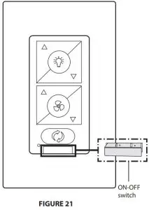 FIG 26 WALL CONTROL OPERATING INSTRUCTIONS